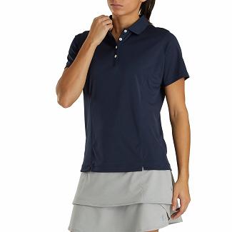 Women's Footjoy ProDry Golf Shirts Navy NZ-133441